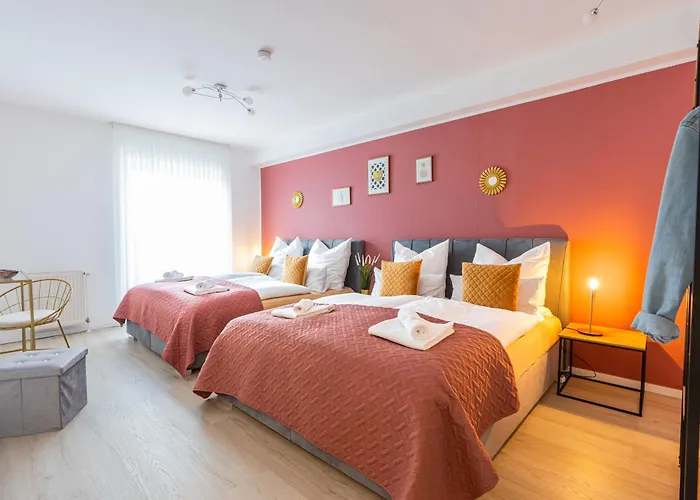 Golden Design Apartment, Zentral, Familie Und Business, 1000 Mbit